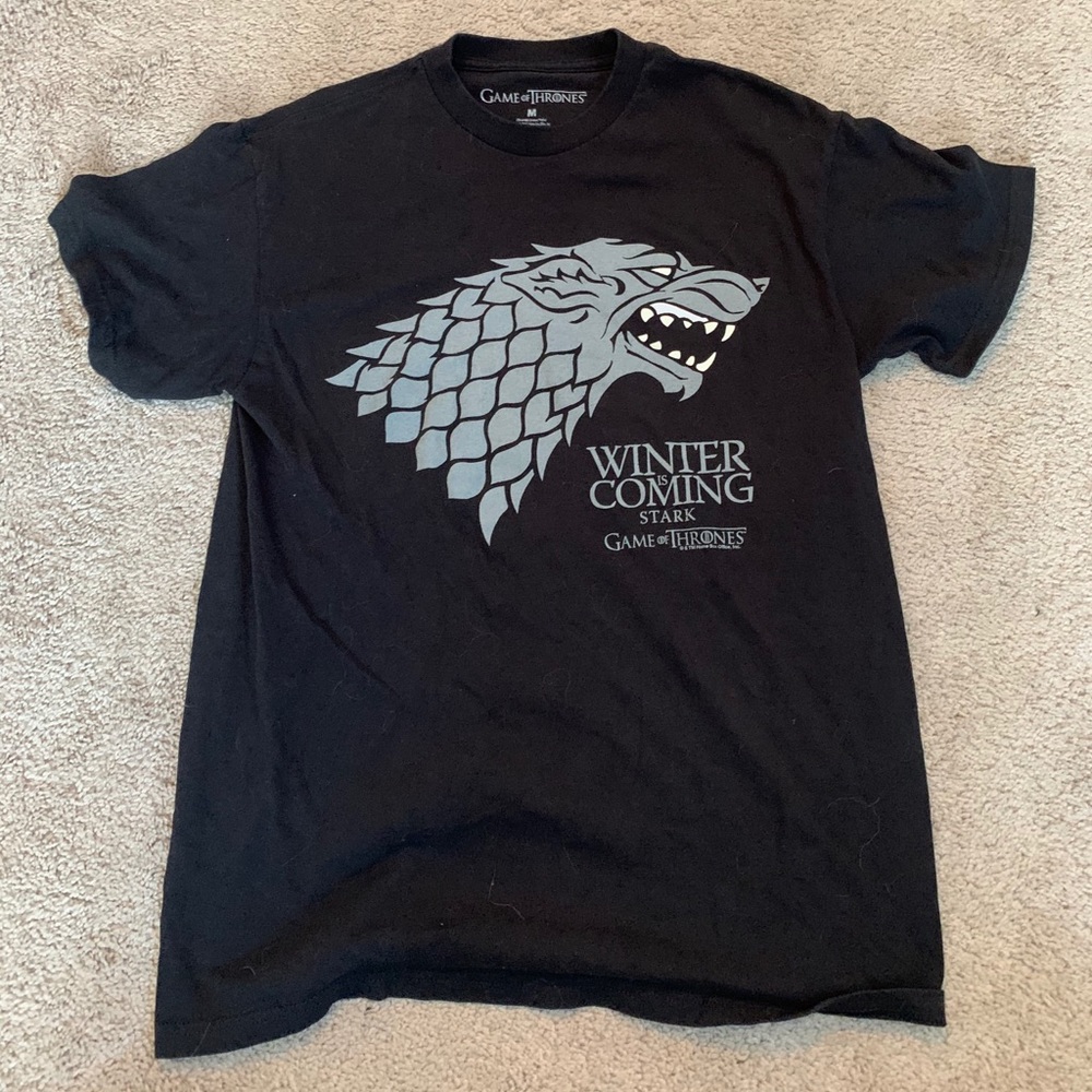 Medium Game of Thrones T shirt WINTER IS COMING